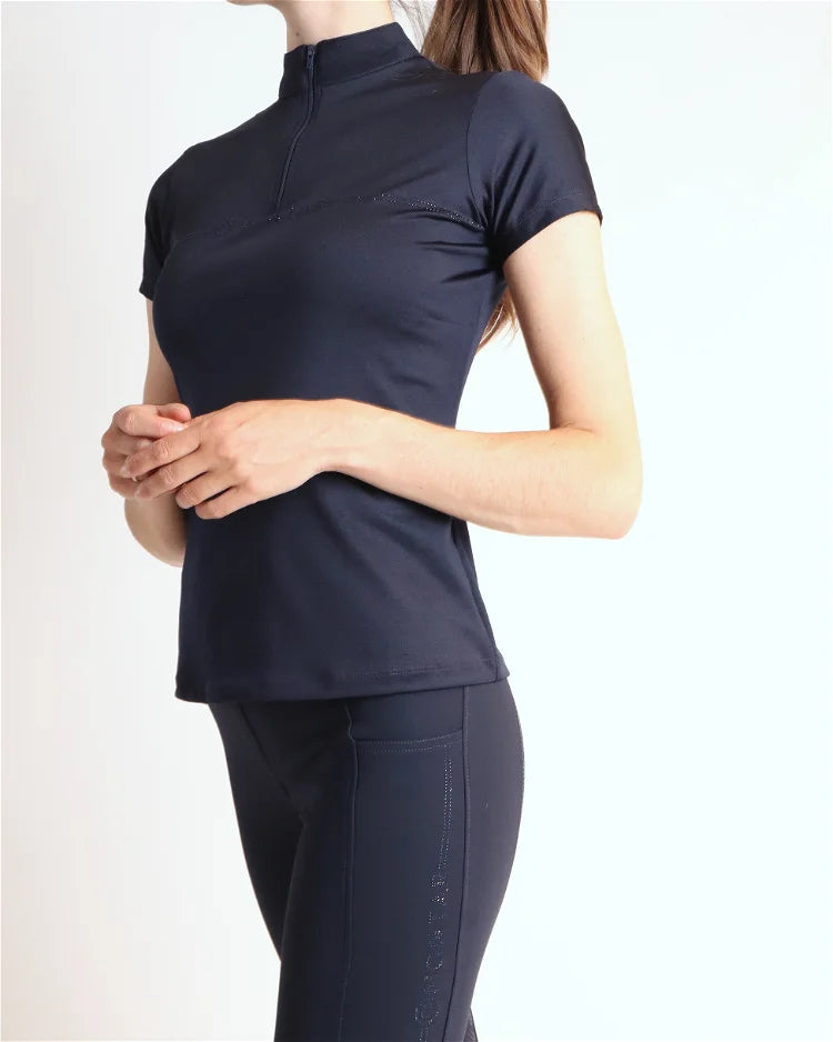 Aviana Zip Neck Shirt