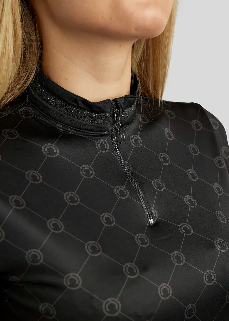 MoAvina Crystal Caviar Printed Shirt