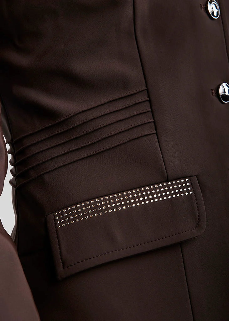 MoKately Pintuck Show Jacket - Brown