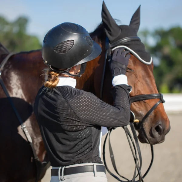 Sara Perforated Show Shirt
