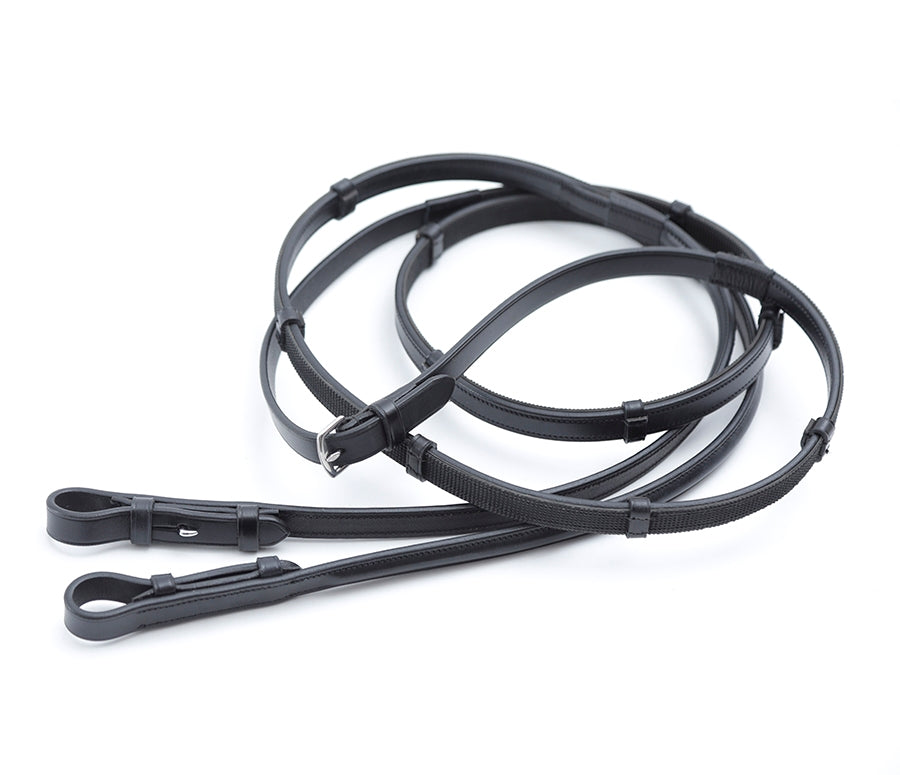 Salvatore Rubber & Leather Grip Reins