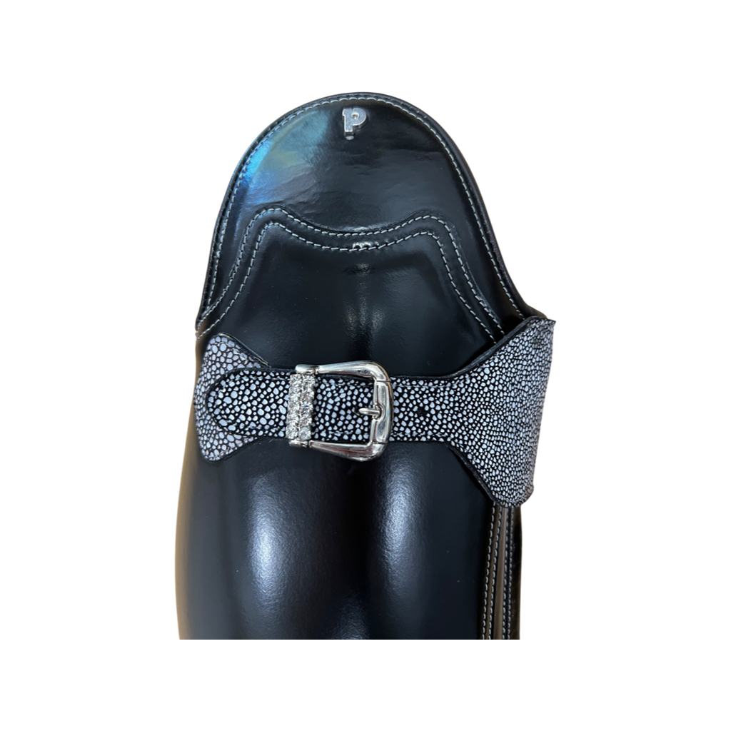 Rome Brushed Black/Cracked Silver