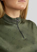 MoAvina Crystal Caviar Printed Shirt