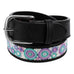 Estelle Beaded Leather Belt