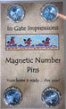 Magnetic Number Pins