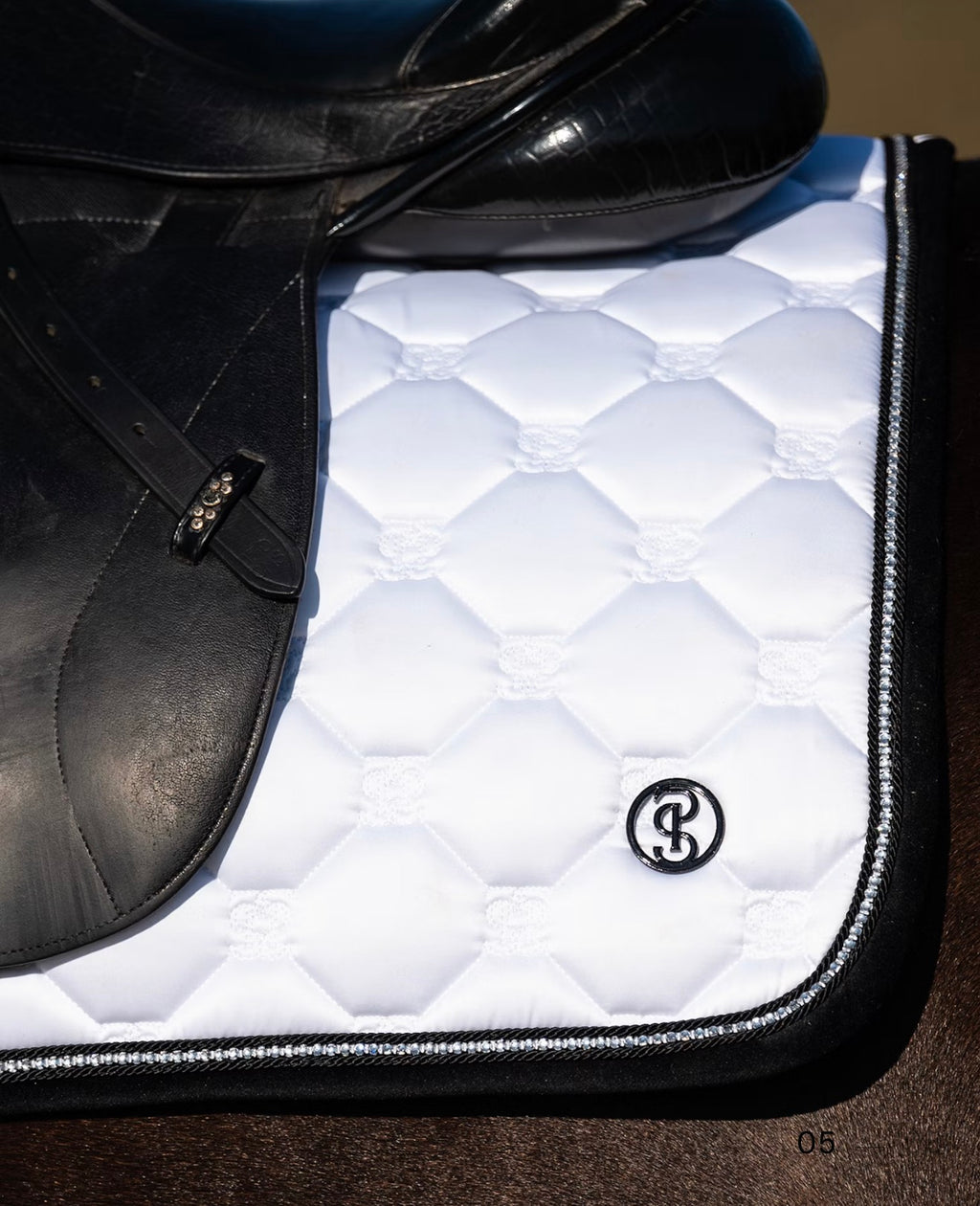 PSOS Vintage Monogram Dressage Pad