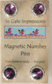Magnetic Number Pins
