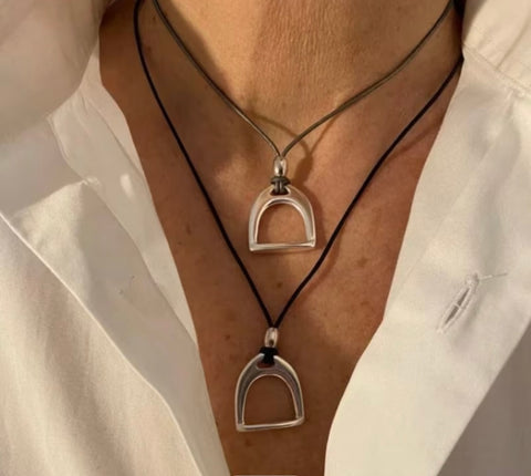 Stirrup Necklace