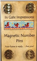 Magnetic Number Pins