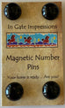 Magnetic Number Pins
