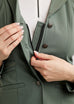 MoPearl Pintuck Show Coat - Jade