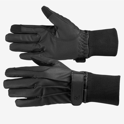 PU Leather Fleece-Lined Glove